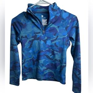 Toddlers Blue Camouflage Long Sleeve